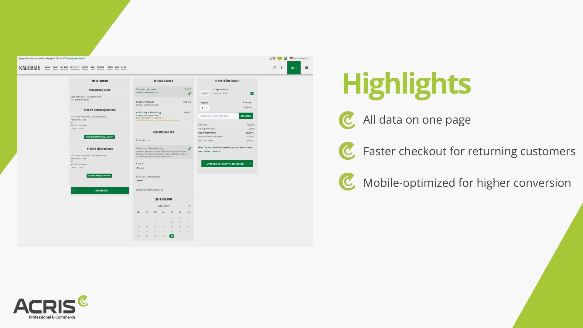ProxaOnePageCheckout