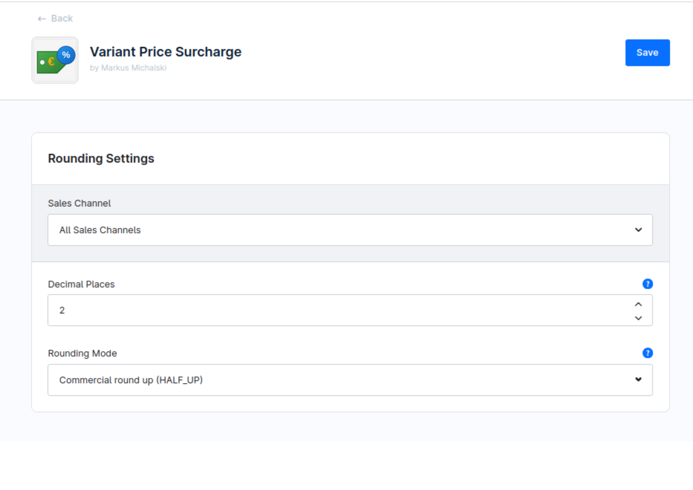 MmdVariantPriceSurcharge