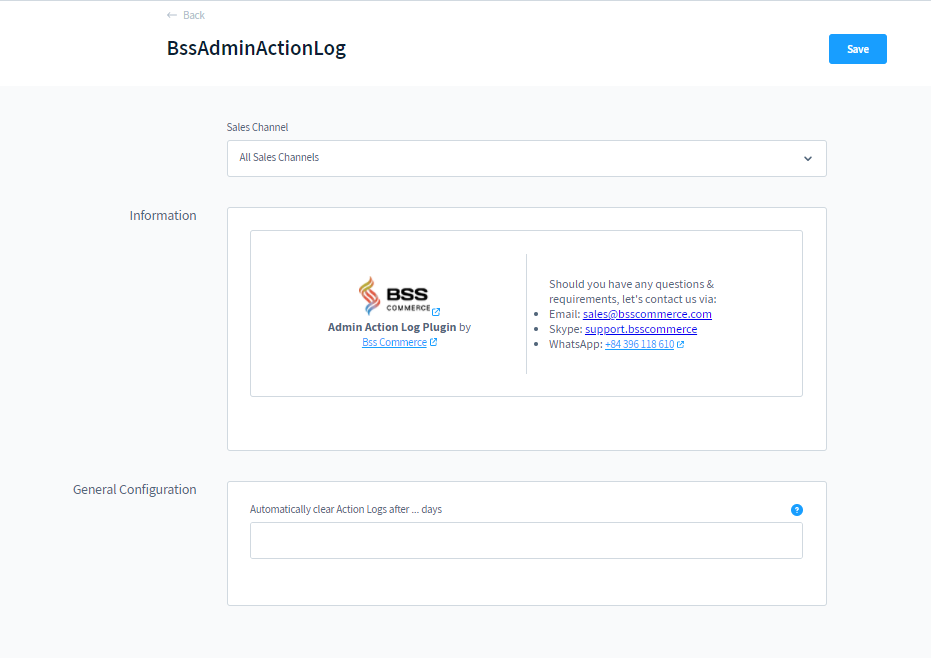 BssAdminActionLog