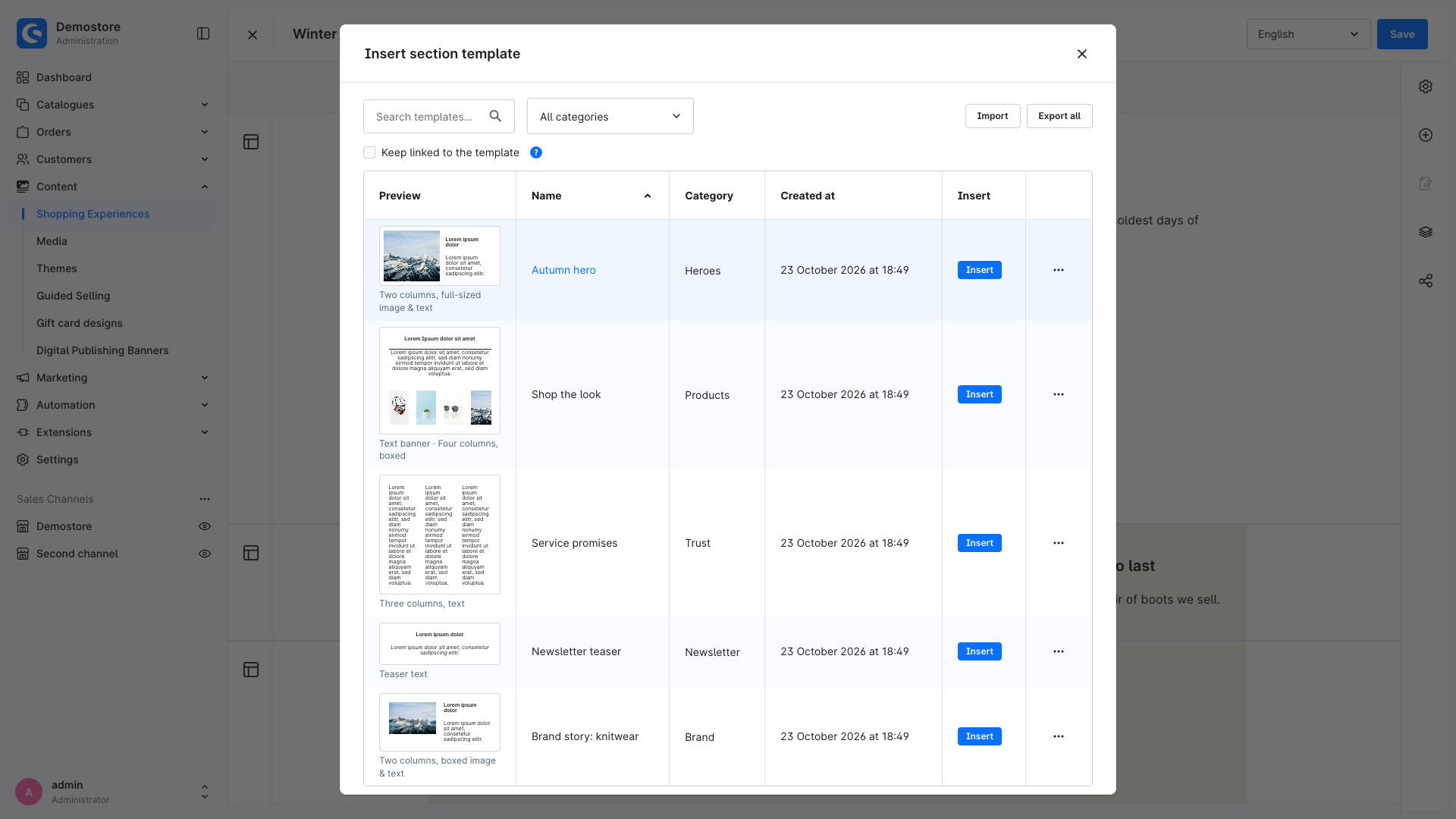 LaenenSectionTemplates