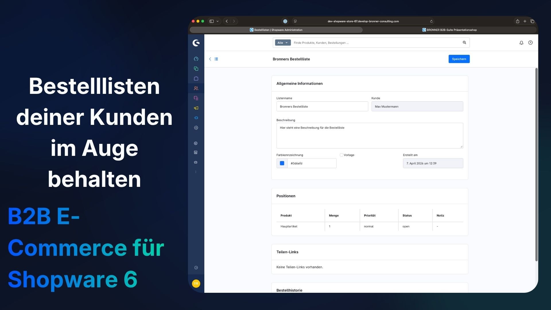 BronnOrderList