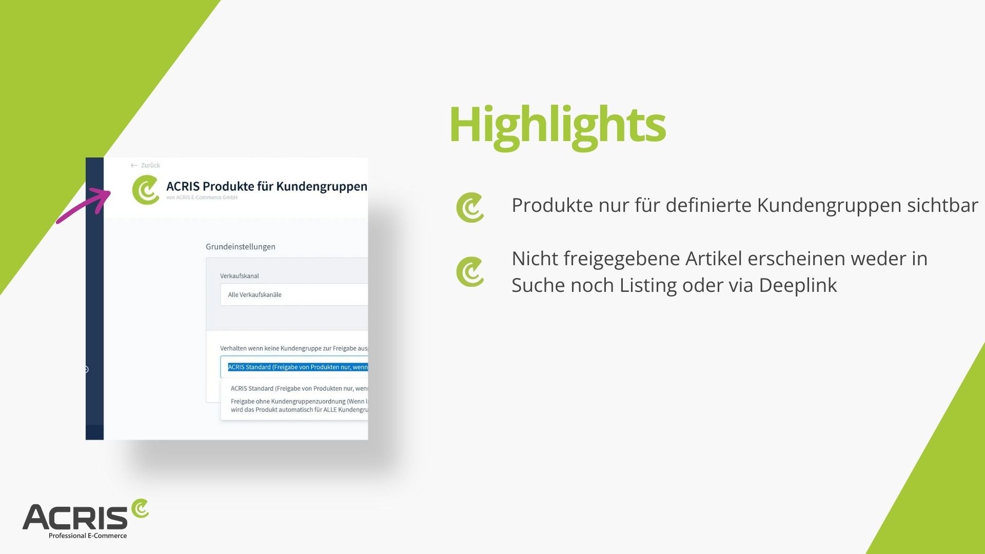 AcrisCustomerGroupAvailableProductCS