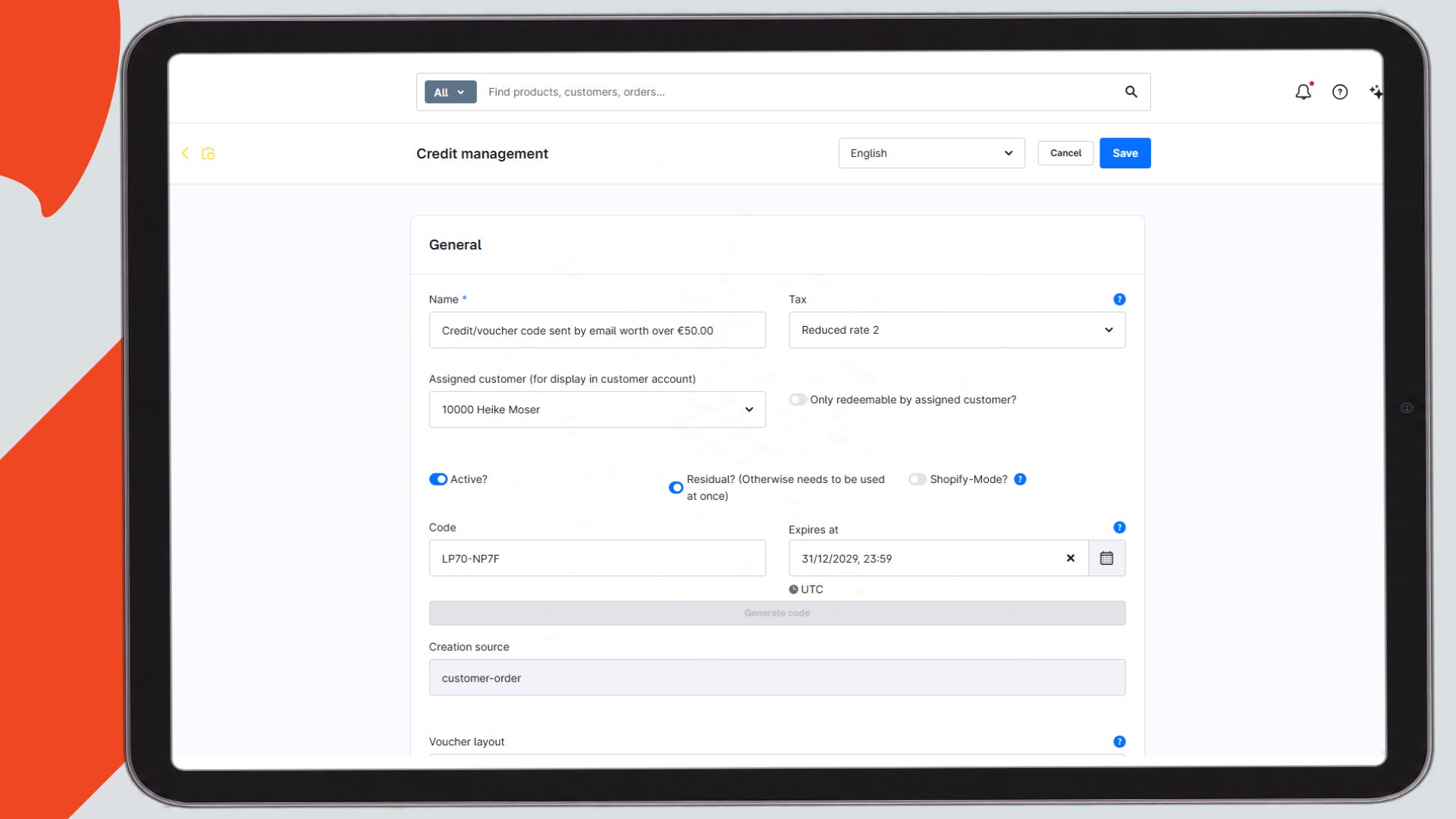 LenzPlatformCreditManagement