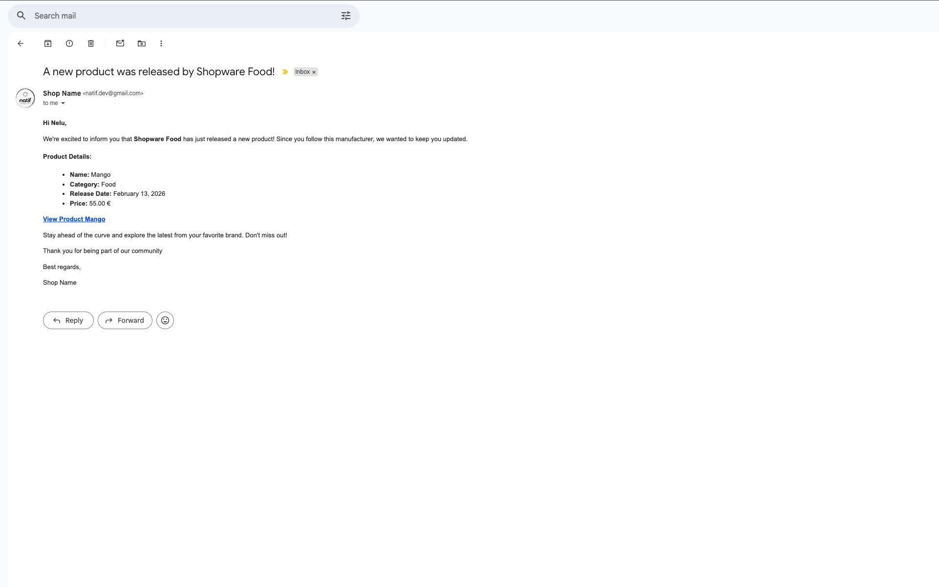 NatifManufacturerFollowNotifications