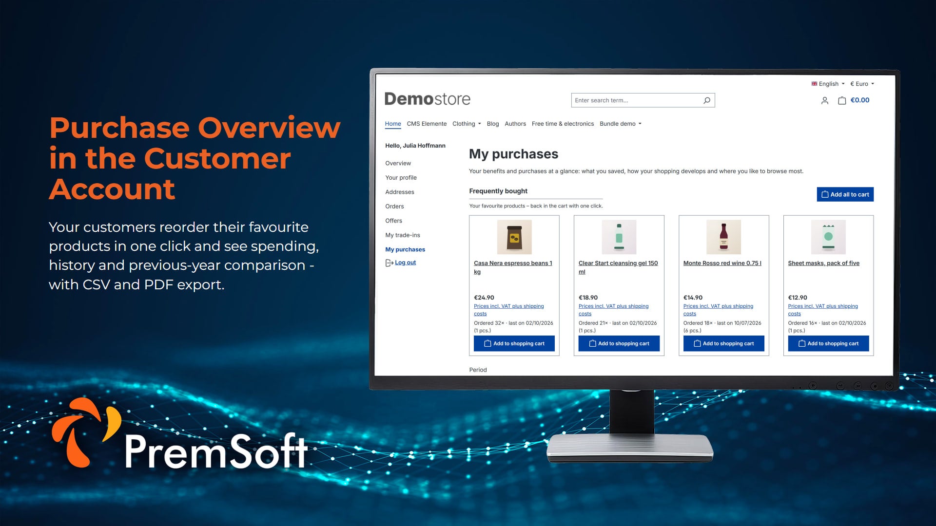 PremsCustomerAccountDashboard