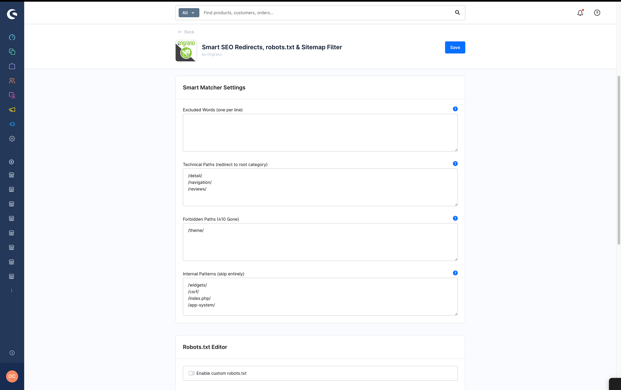 OngranoUrlSeoTools