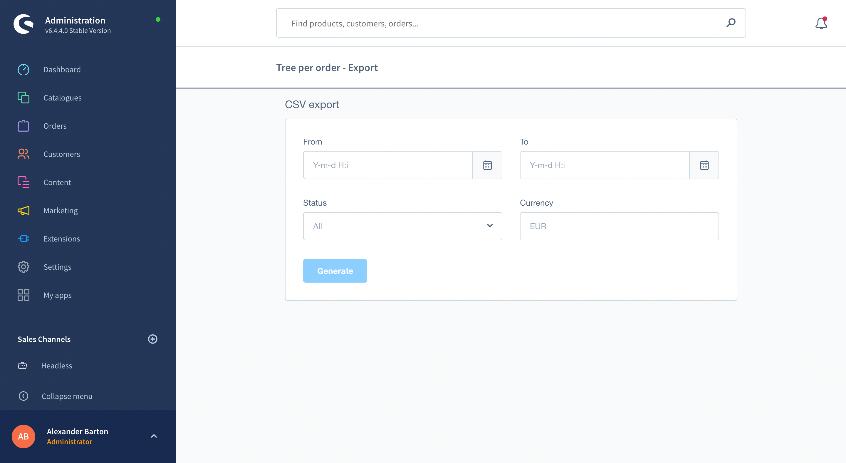 ShopStudioTreePerOrderCloud