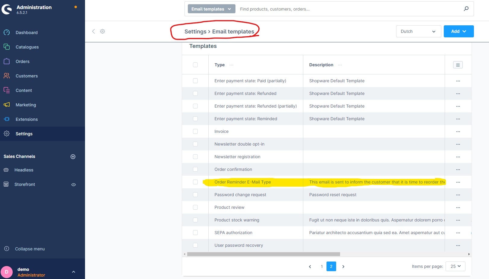 WebLa_OrderReminder