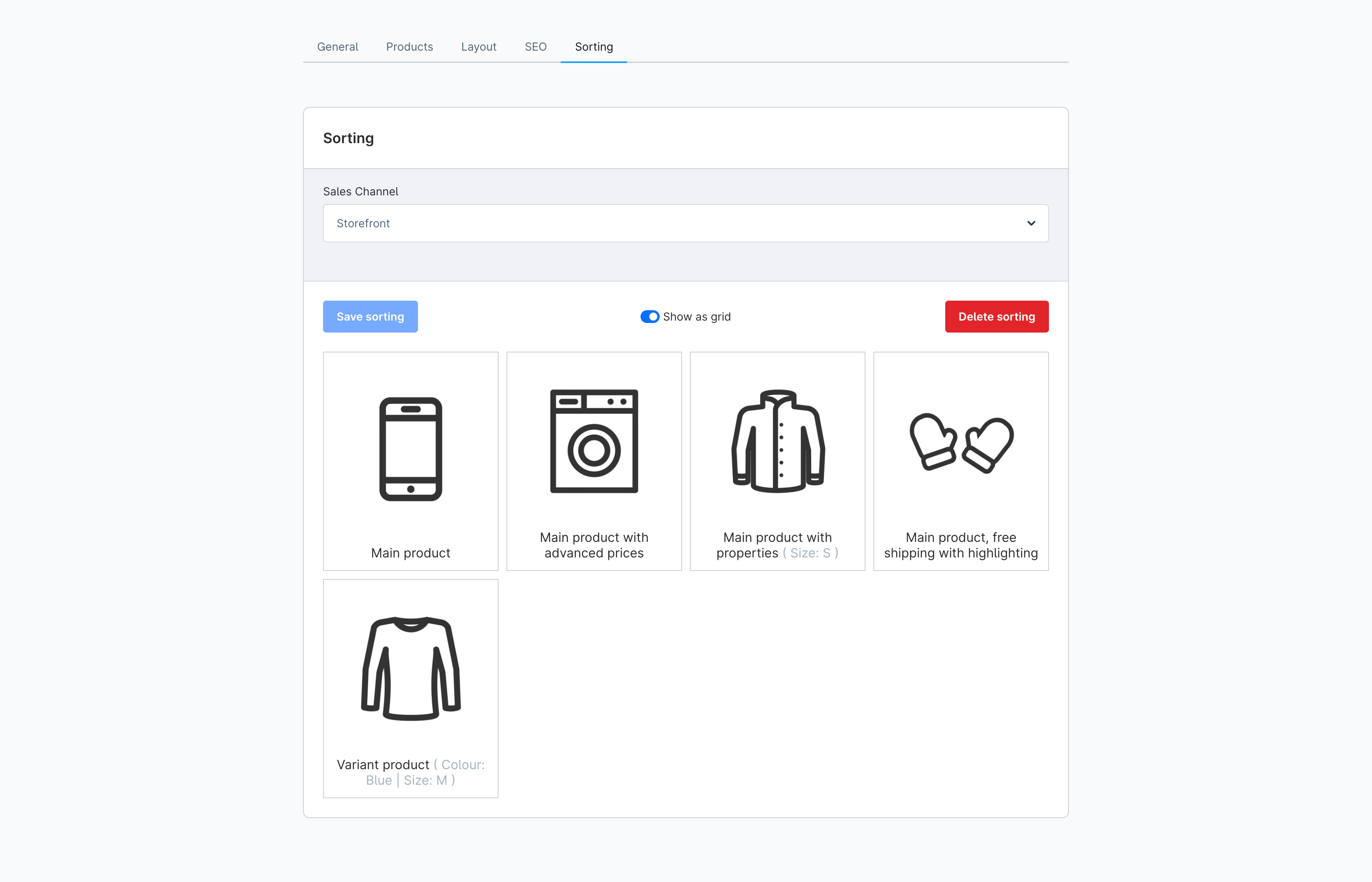 KommadCategorySorting