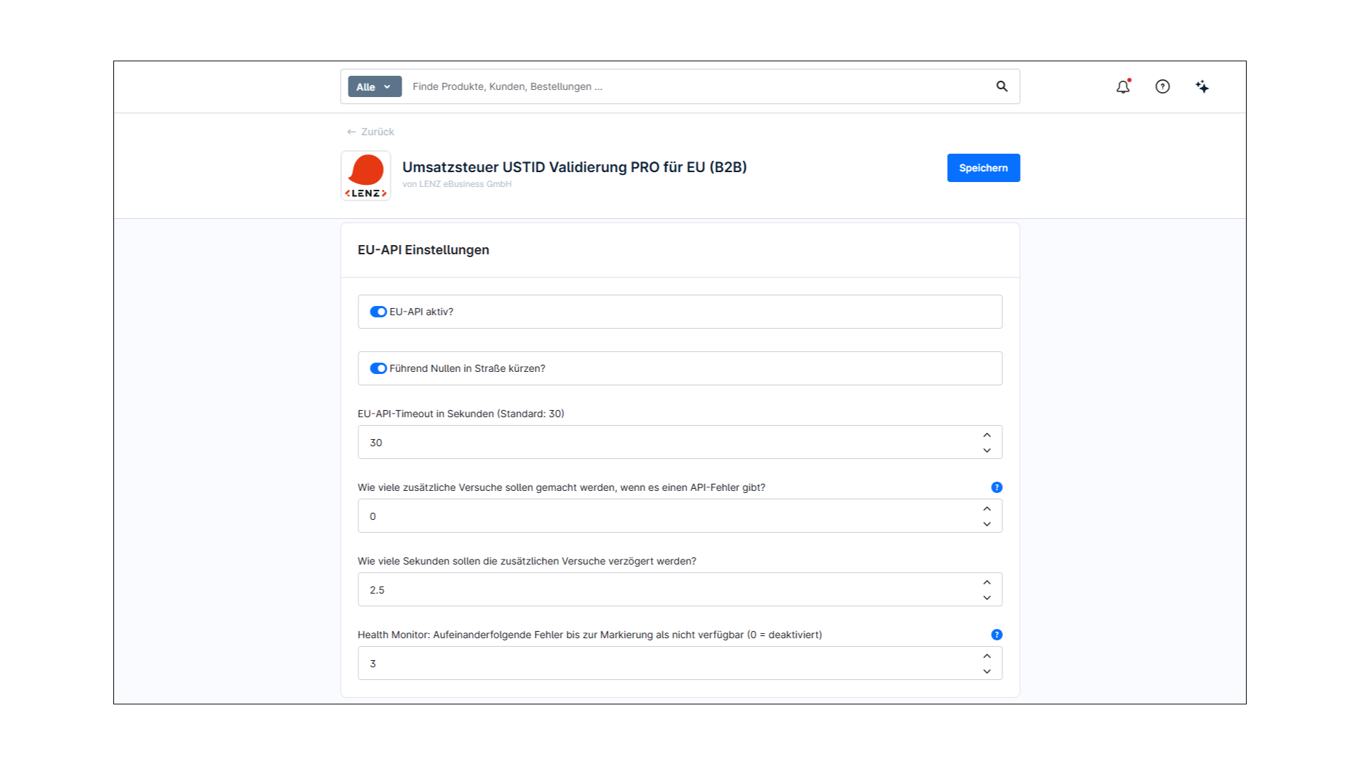LenzPlatformVatIdValidation