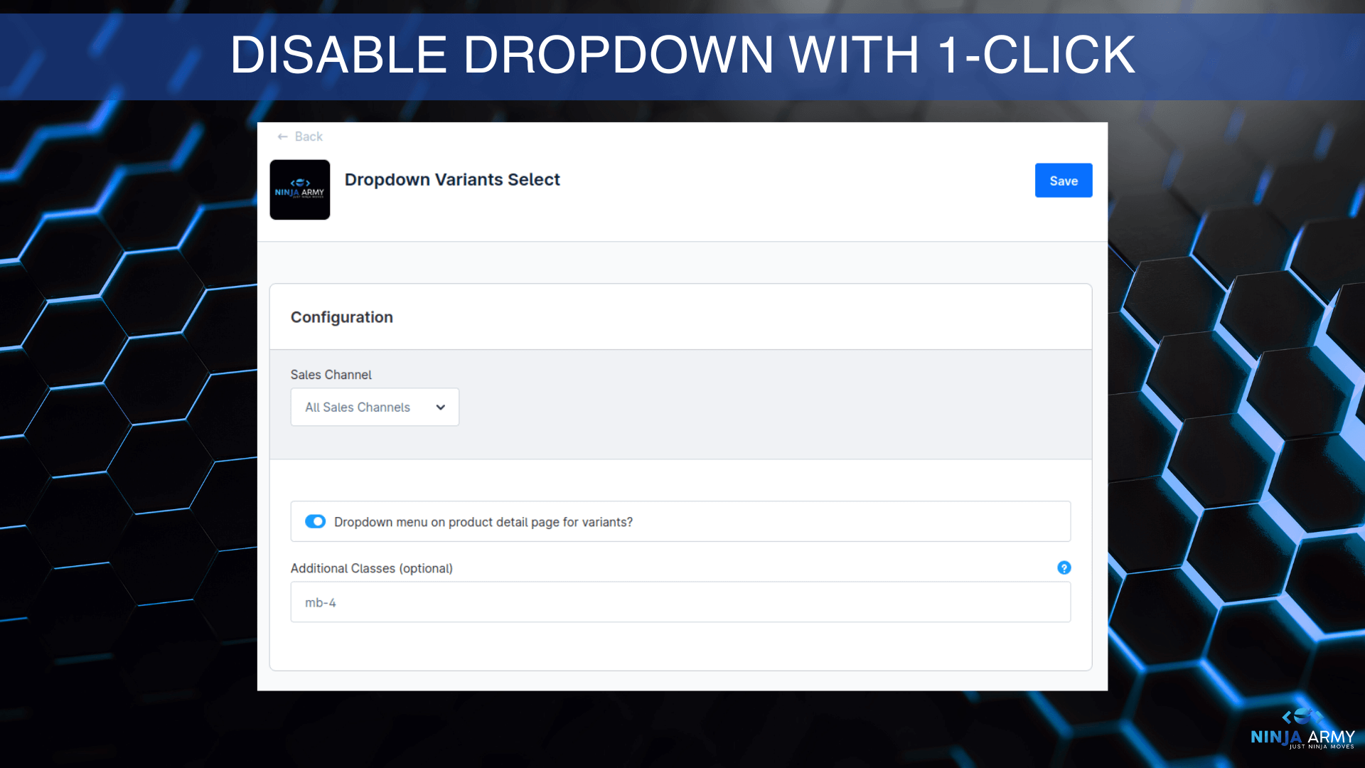 NINJADropdownVariants