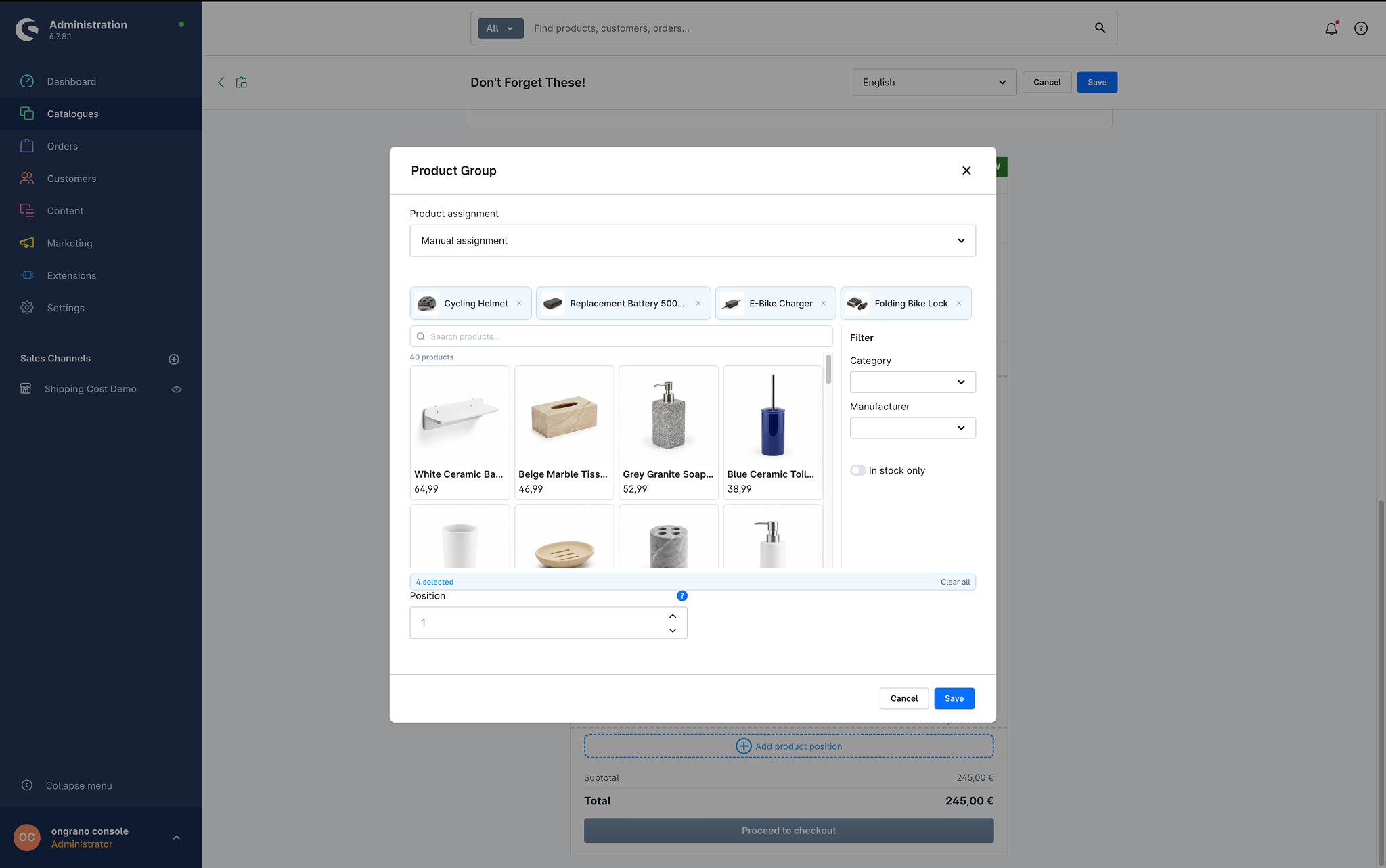OngranoCrossSellingBuilder