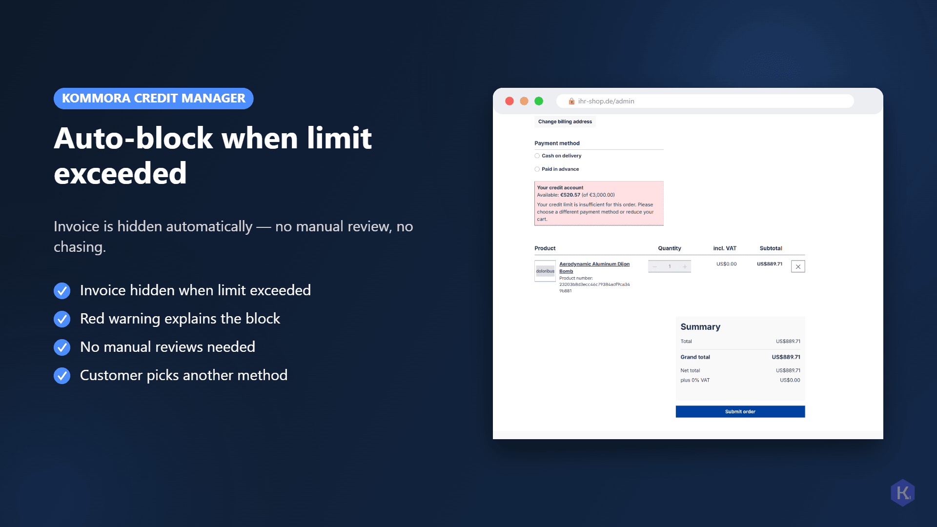 KommoraCreditManager