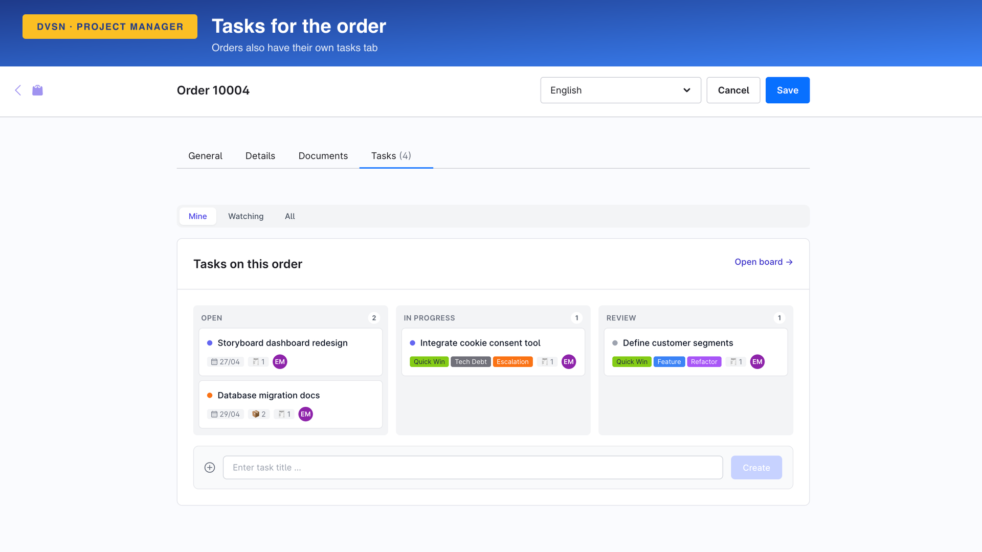 DvsnProjectManager