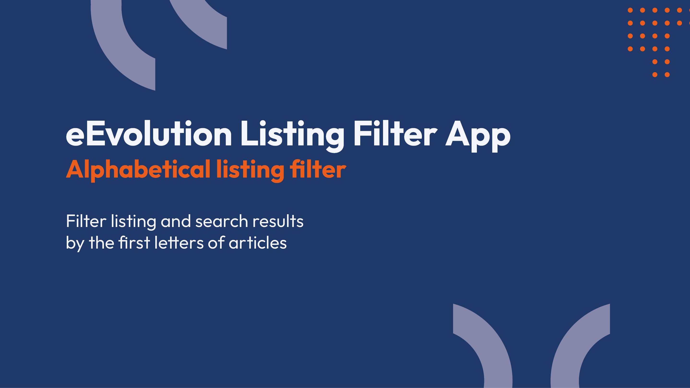 CompraFirstLetterListing