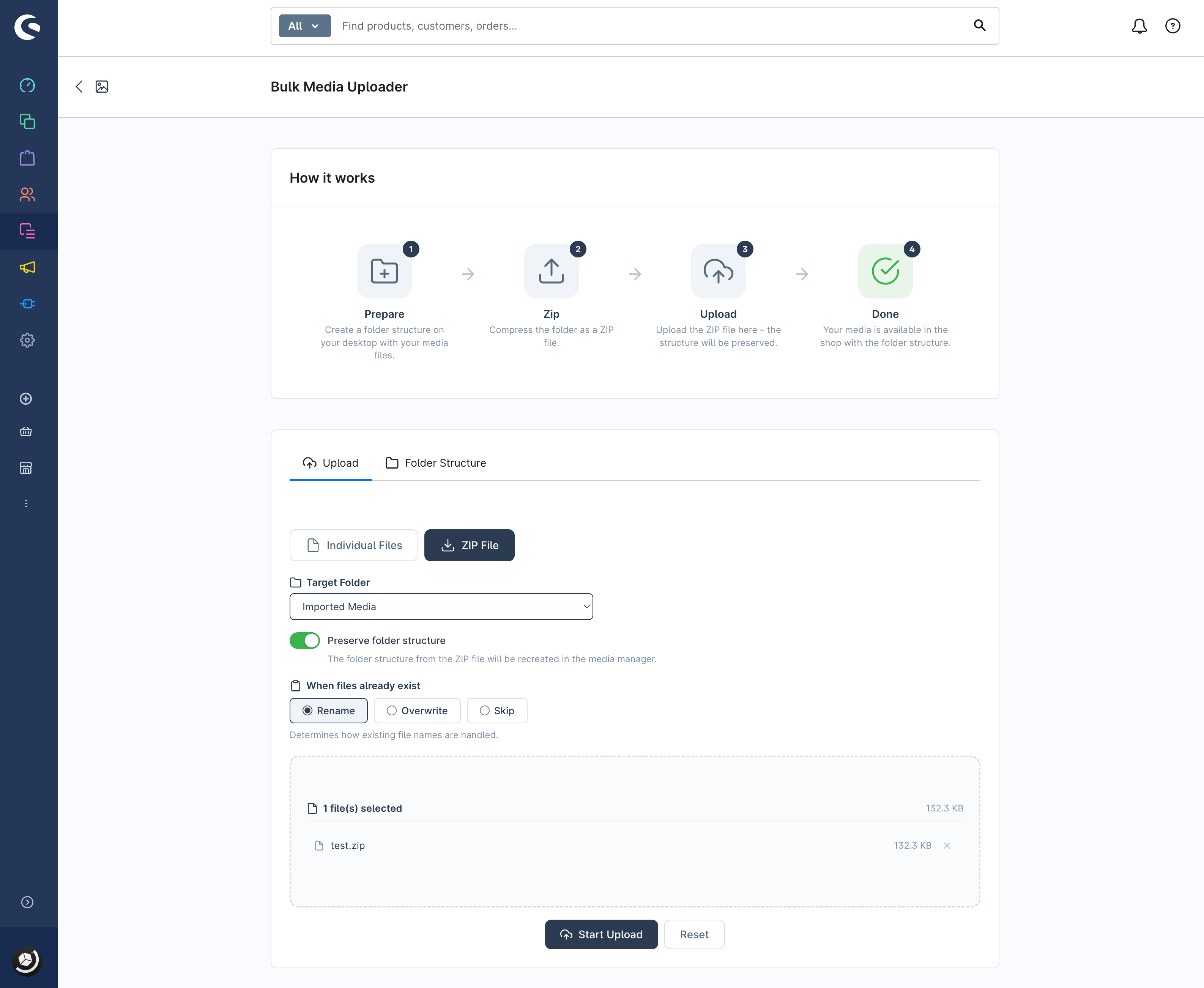 ImedienBulkMediaUploader