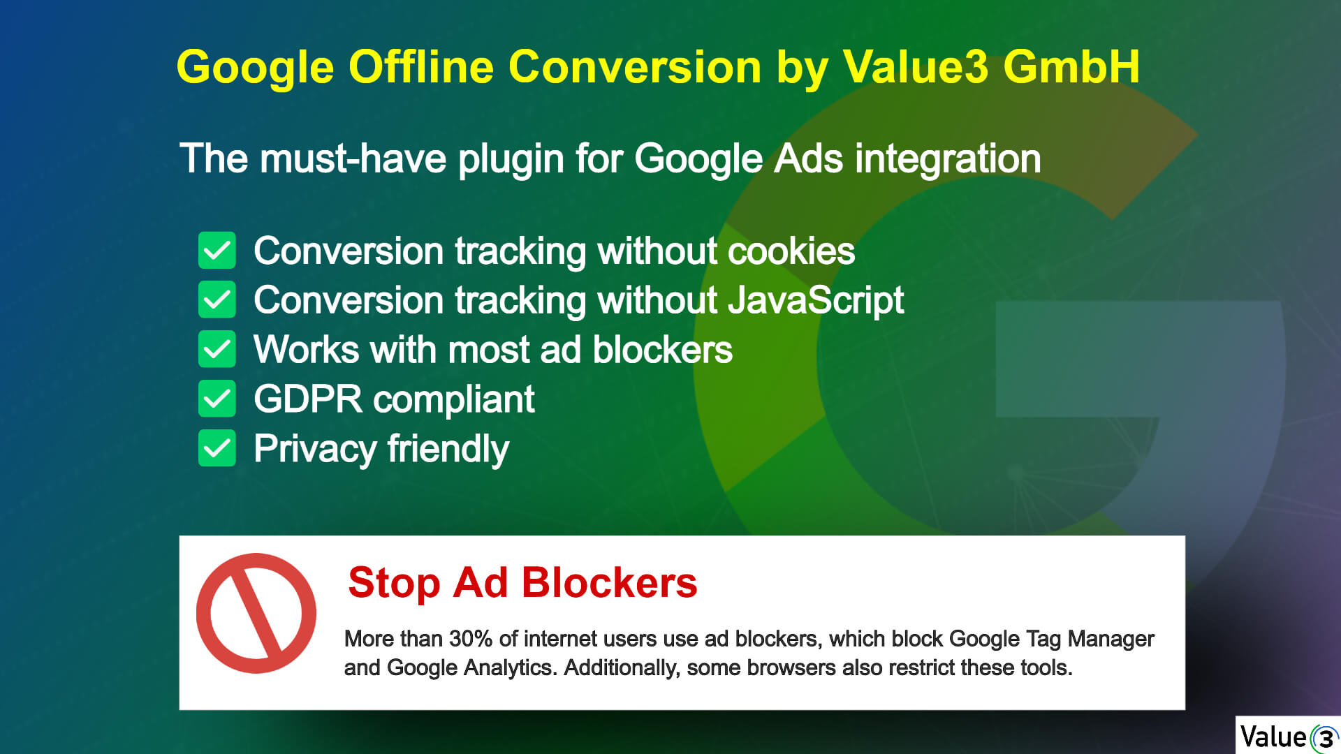 Value3GoogleConversion