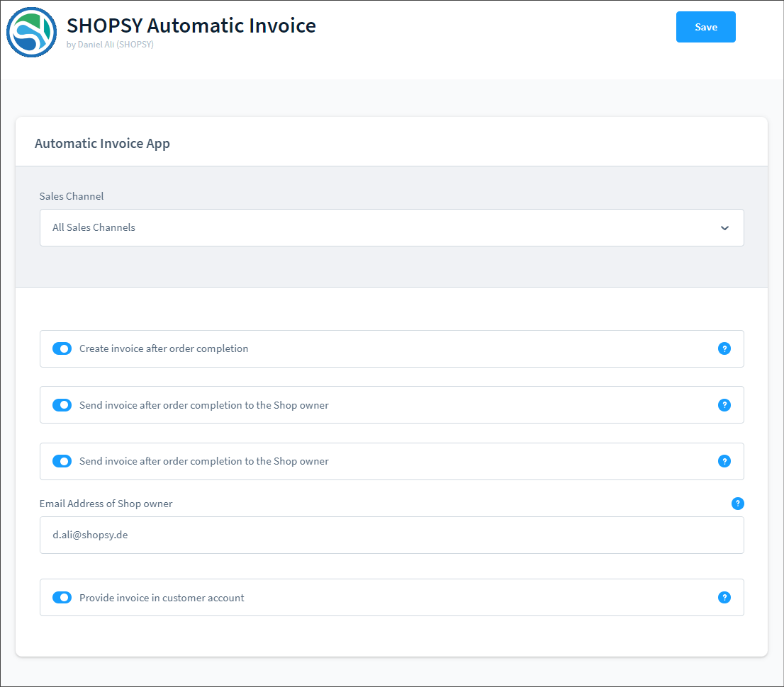 ShopsyAutomaticInvoiceApp