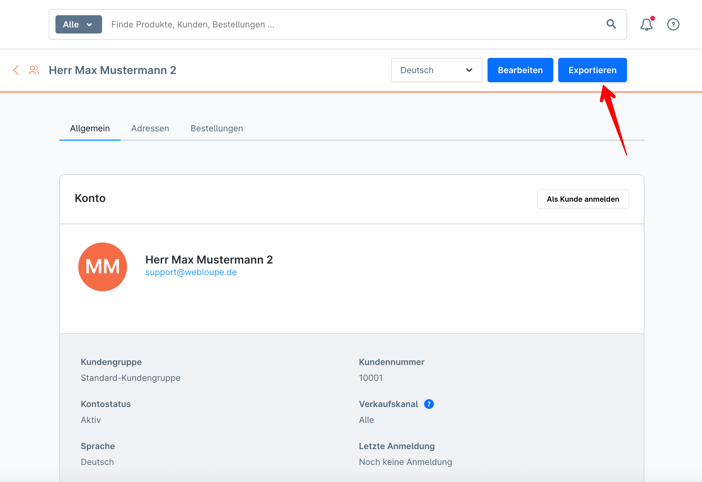 CnkPlatformCustomerCsvExport