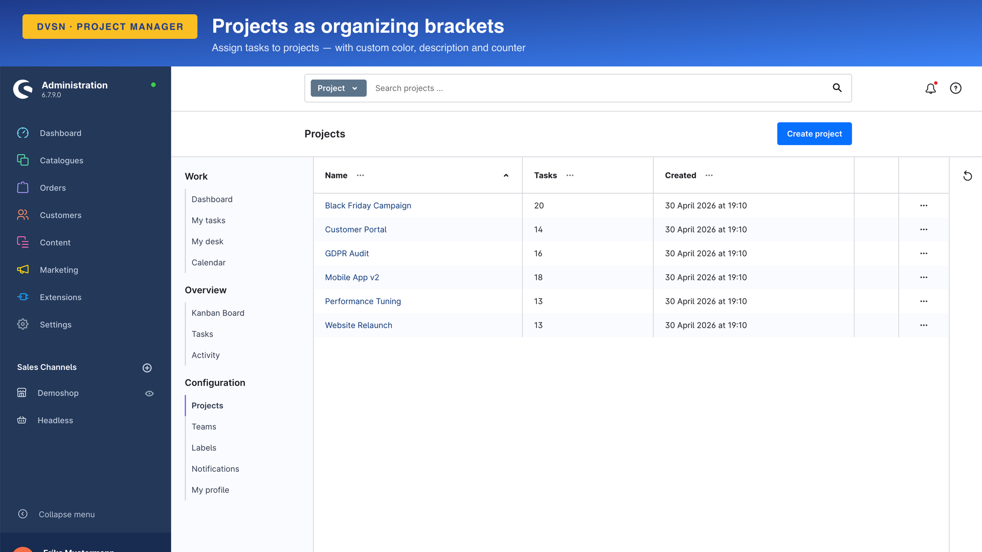 DvsnProjectManager