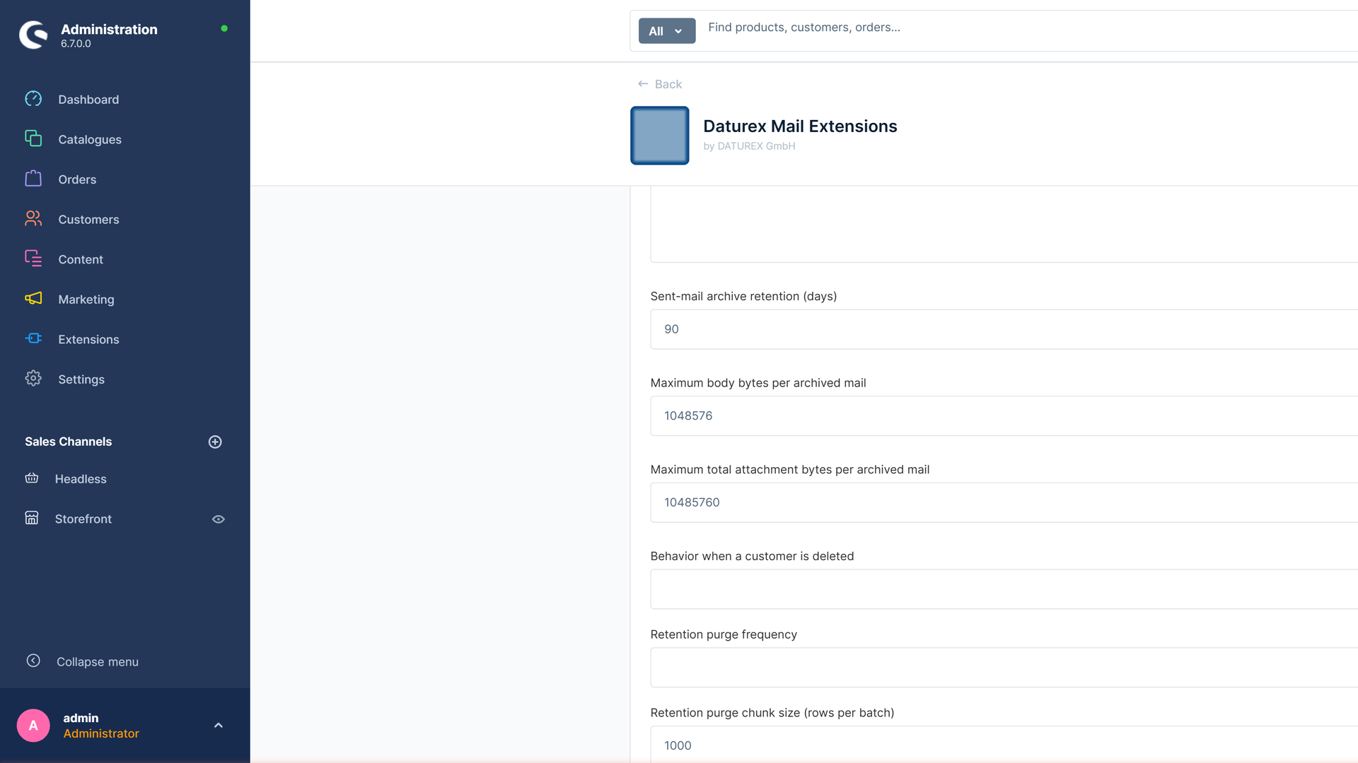 DaturexMailExtensions