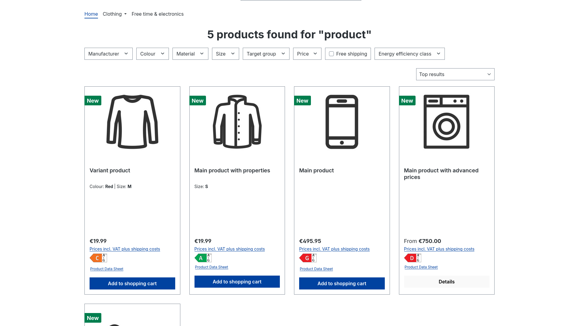 PolinetEnergyLabelAndProductDataSheets