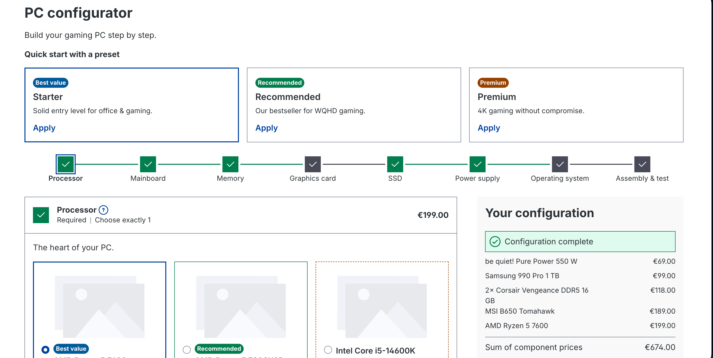 LunovaProductConfigurator