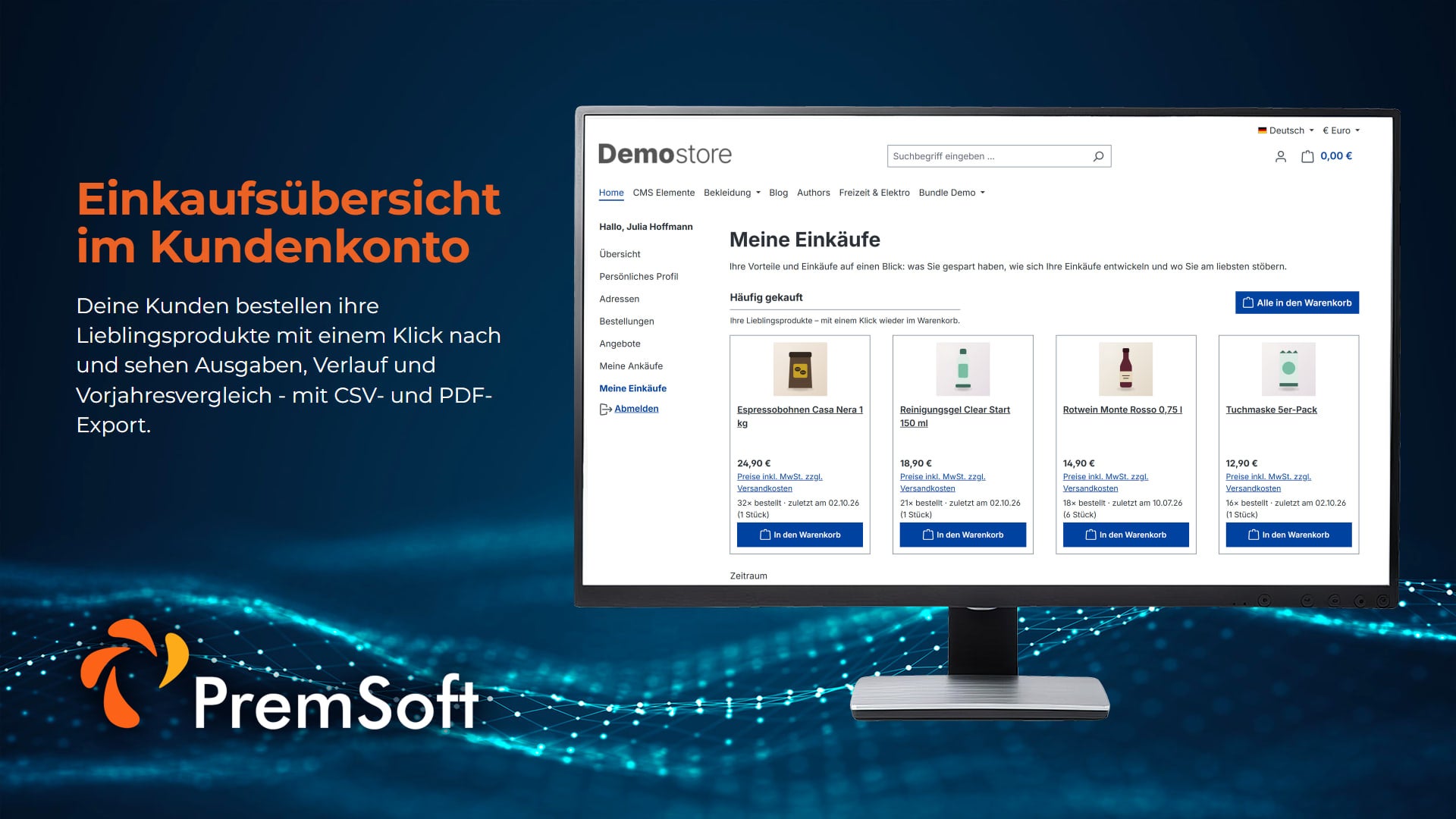 PremsCustomerAccountDashboard