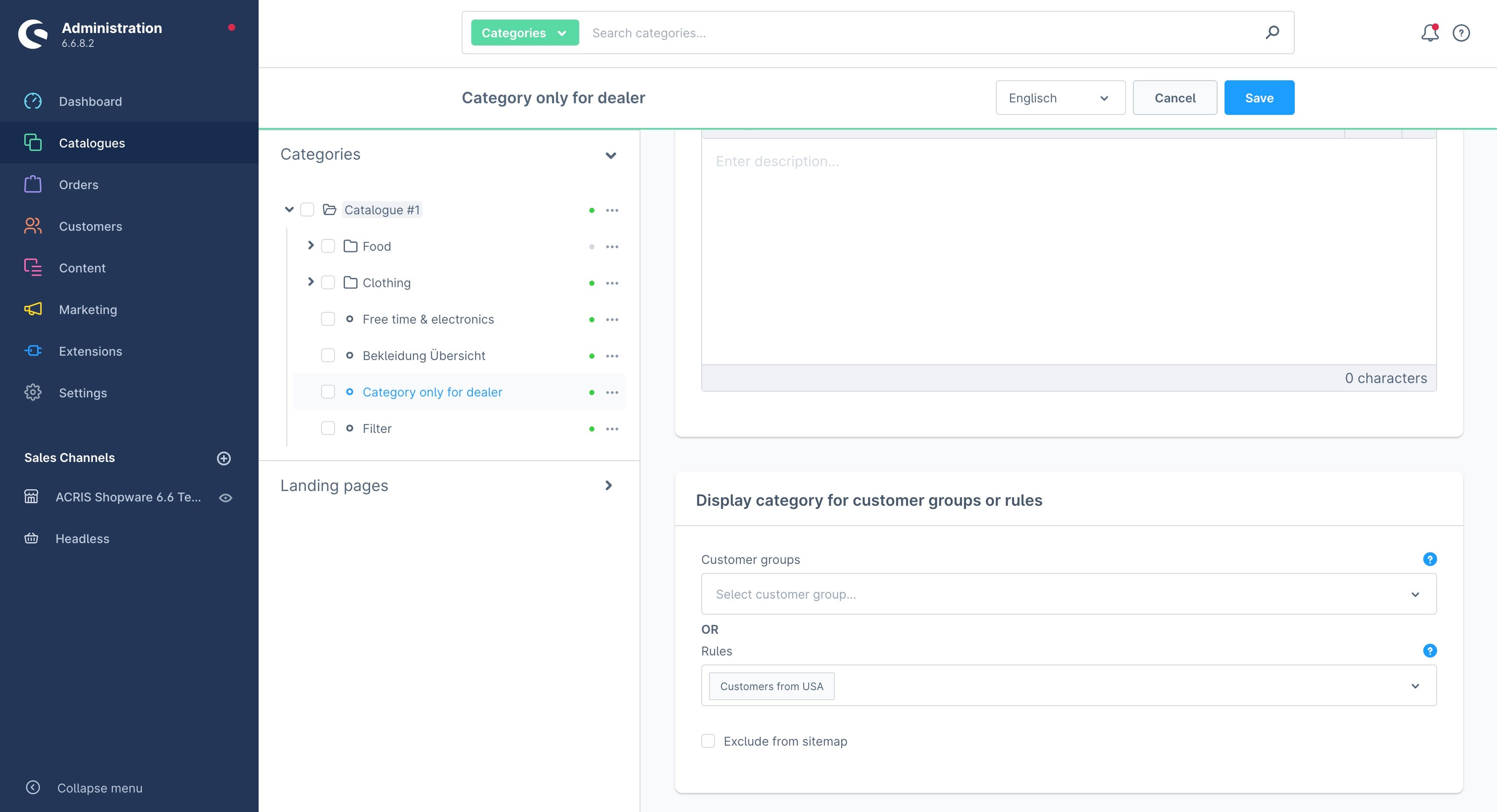 AcrisDisplayCategoryCustomerGroupCS