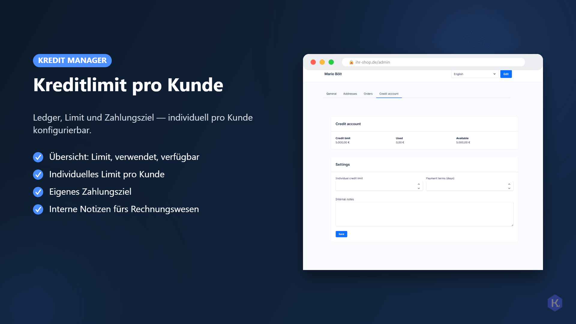 KommoraCreditManager