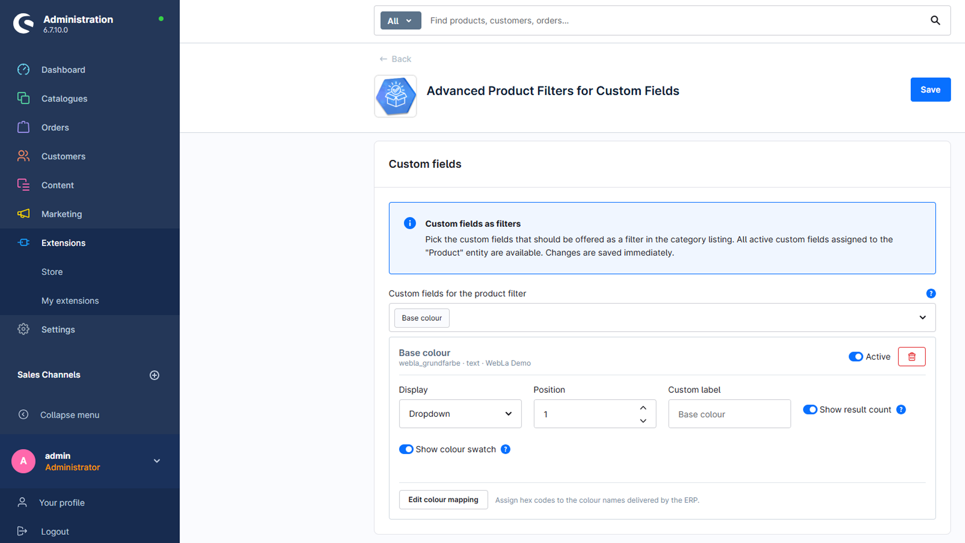 WebLa_AdvancedProductFilter