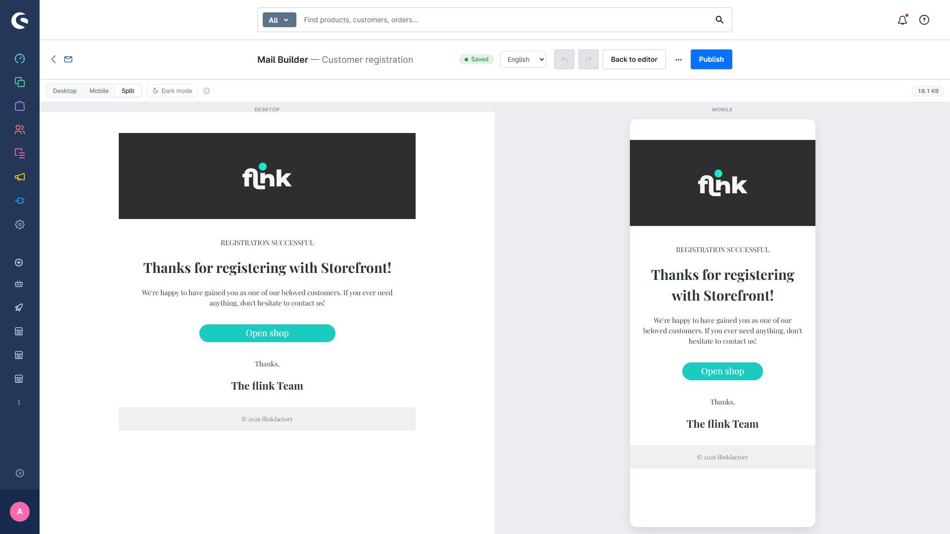 FlinkMailBuilder