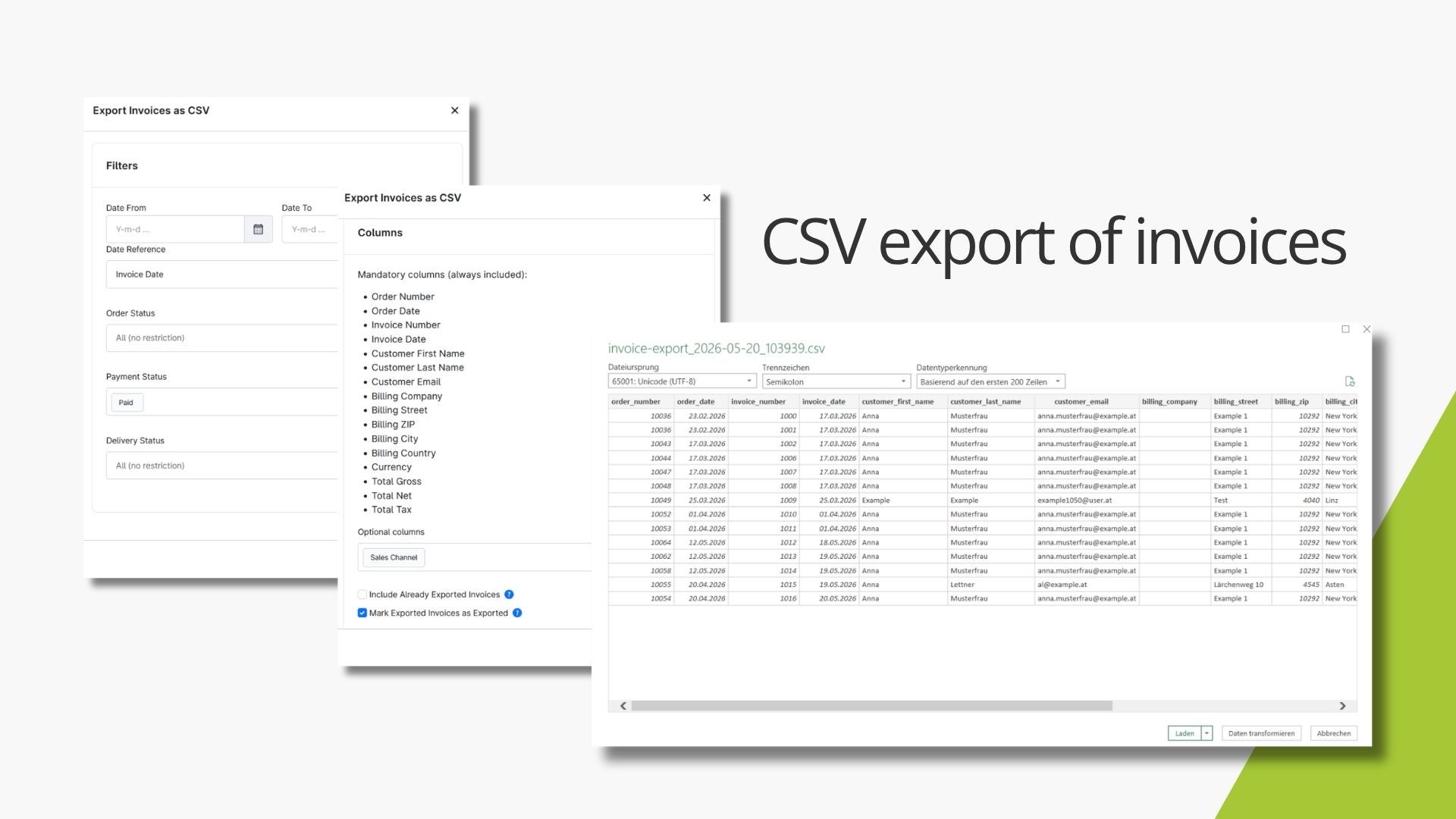AcrisInvoiceCsvExportCS