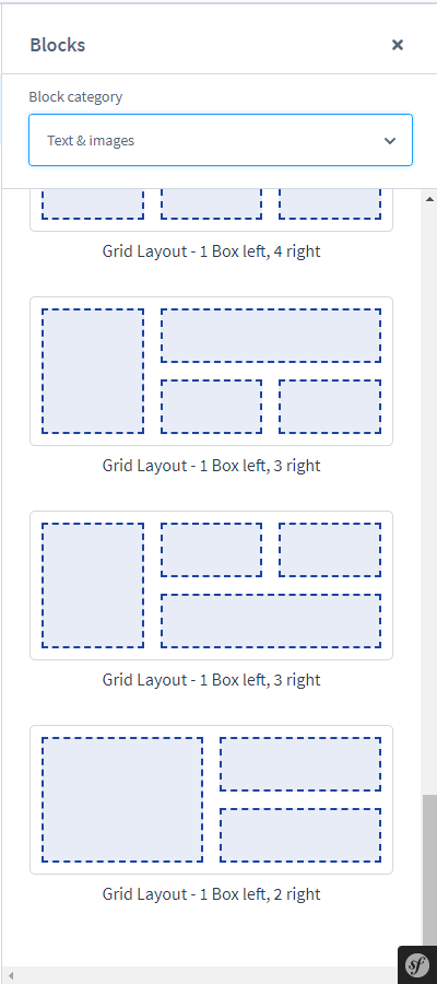 NINJACmsColumnGridBlocks