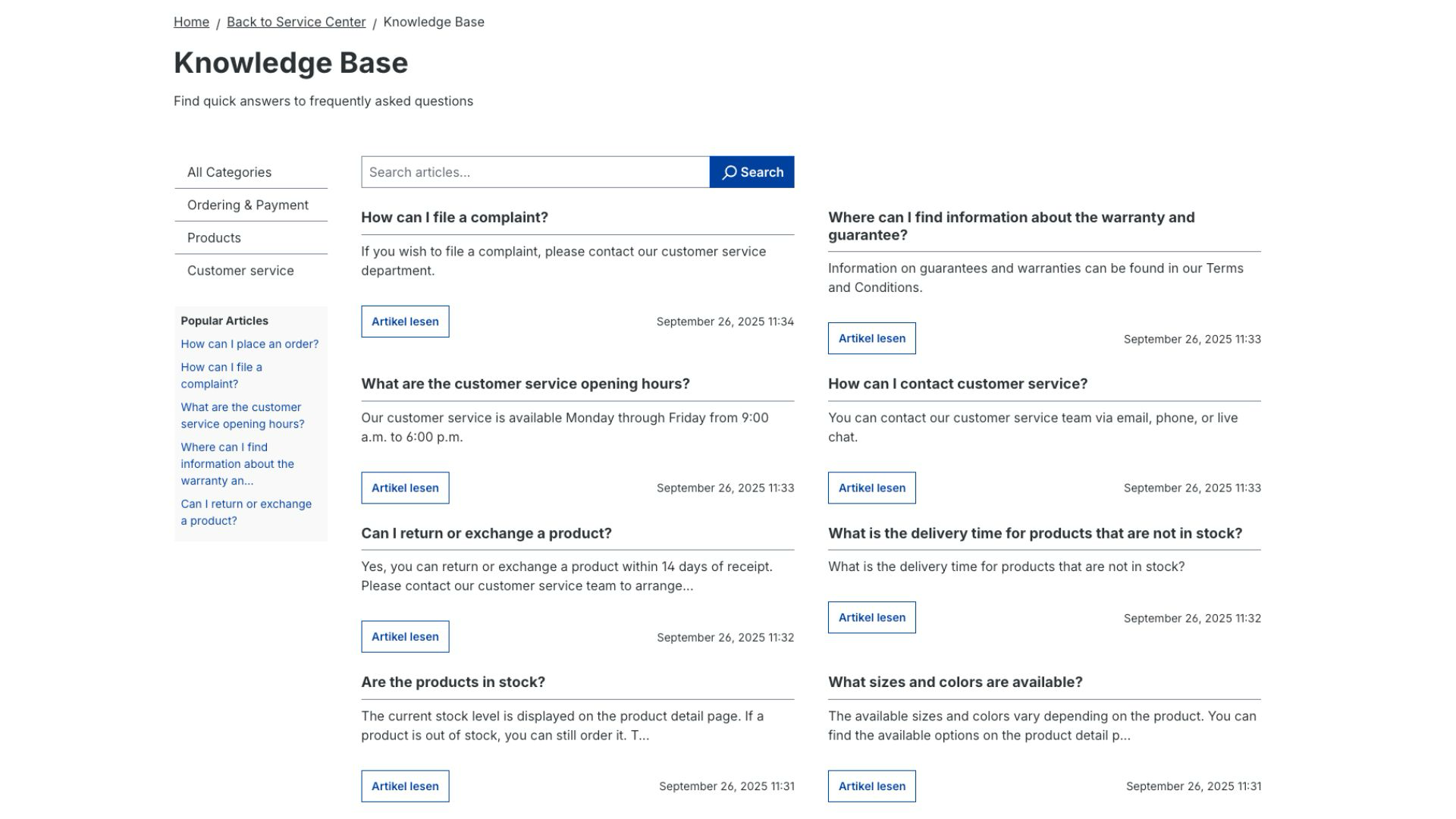 FutiCustomerServiceCenter