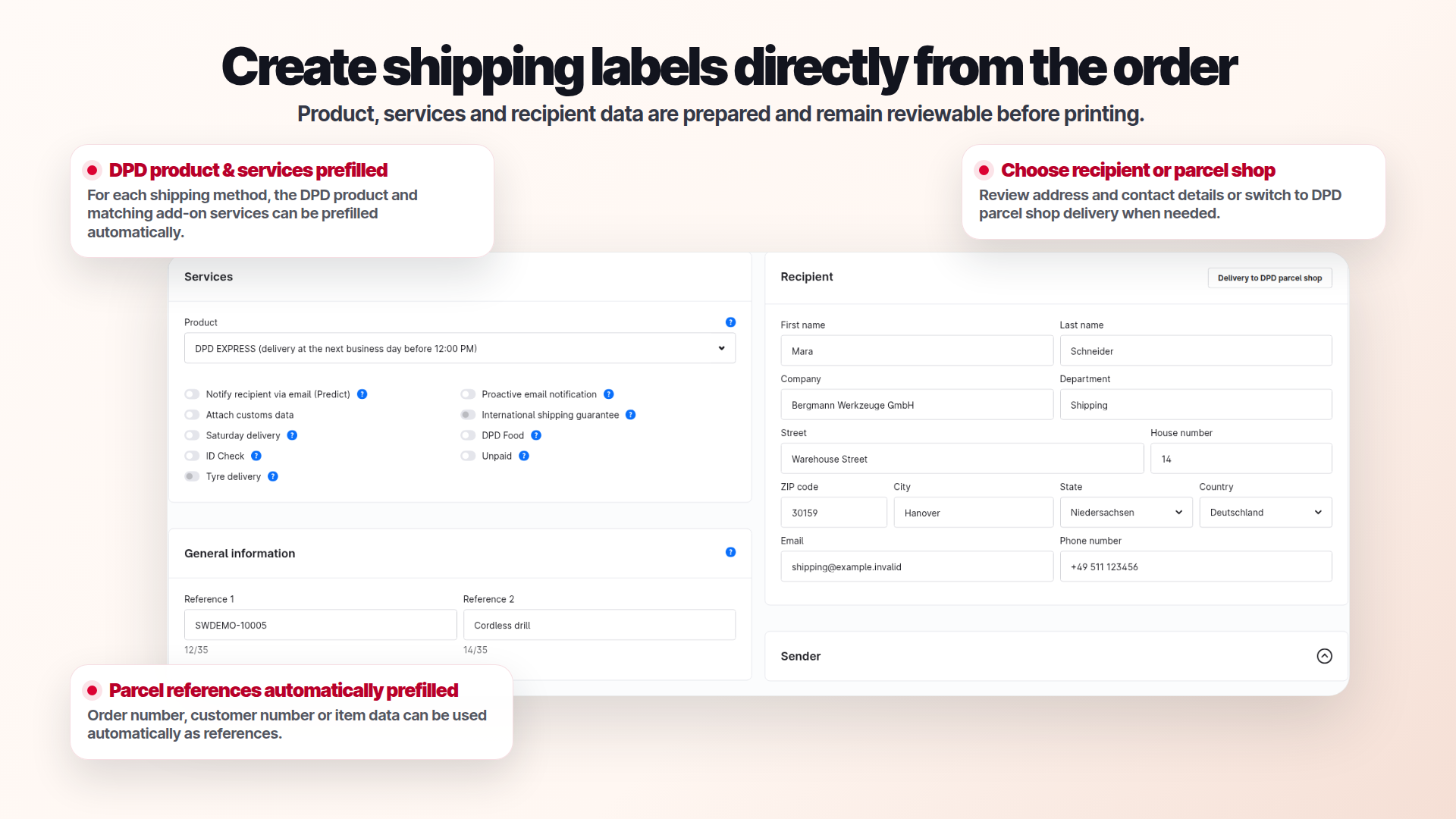 ApplifactionDpdShipping
