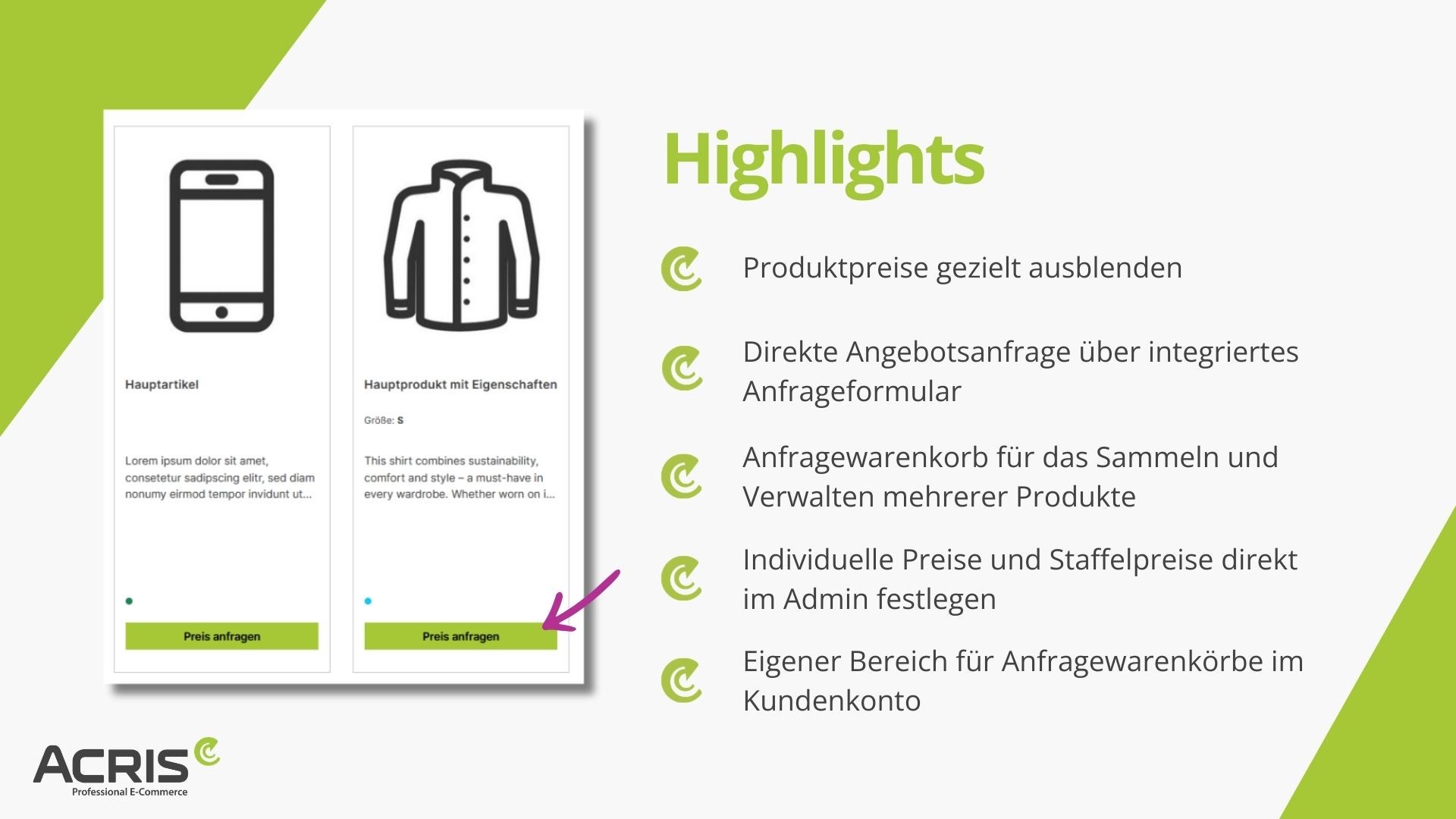 AcrisPriceOnRequestCS