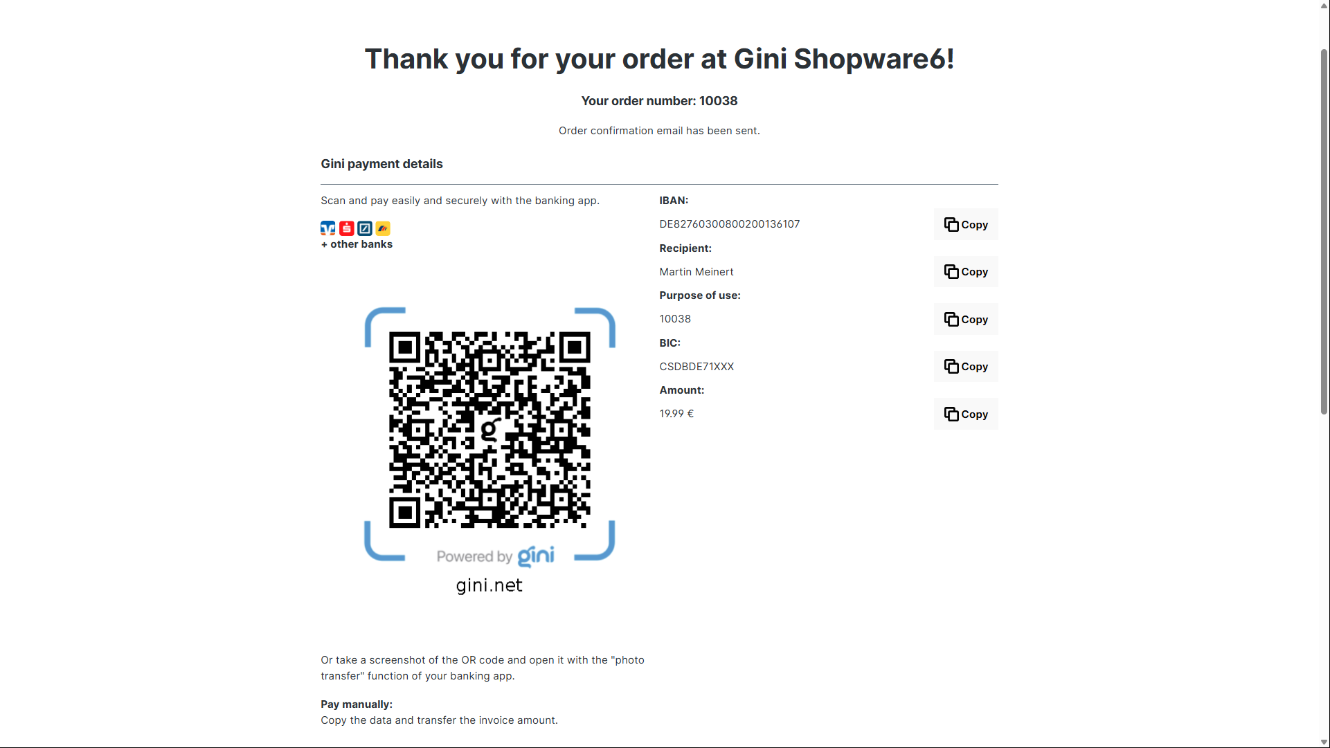 GinigScanAndPay