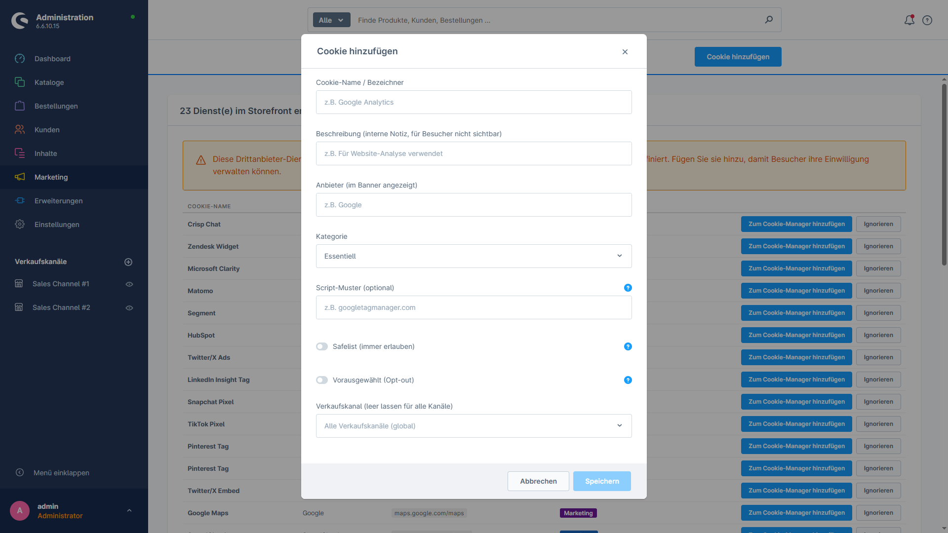 WeedesignCookieManager