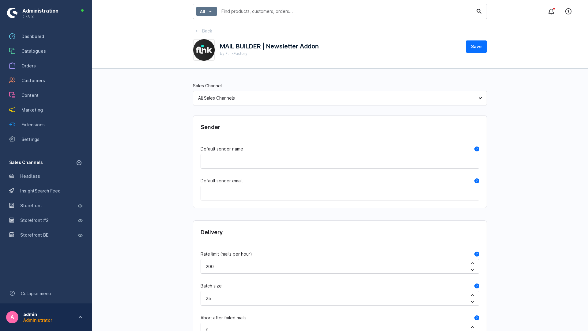 FlinkMailBuilderNewsletterAddon