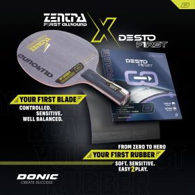 DONIC Zentra First Allround mit zwei Desto First Belägen