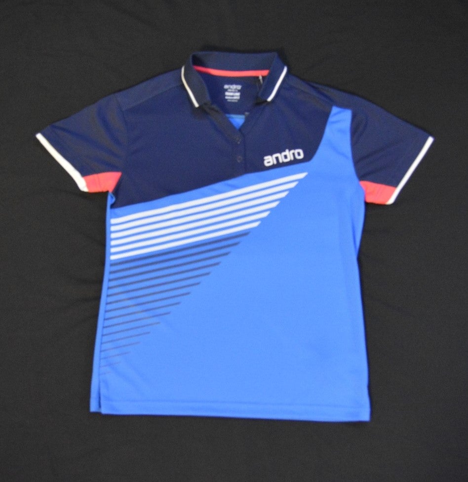 ANDRO Shirt Harris Woman Blue/Dark Blue