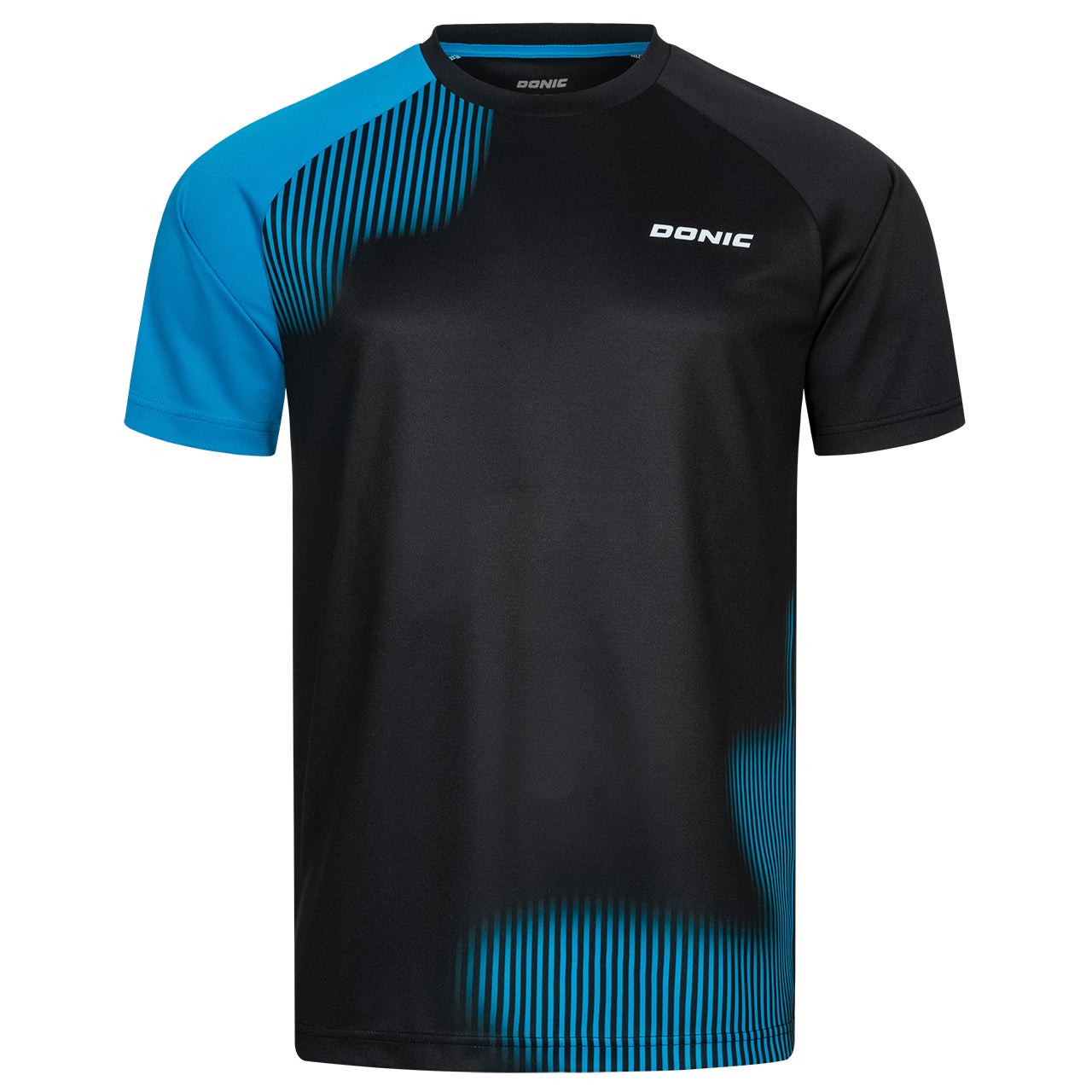 Donic T-Shirt Peak schwarz-cyanblau Donic T-Shirt Peak schwarz-cyanblau