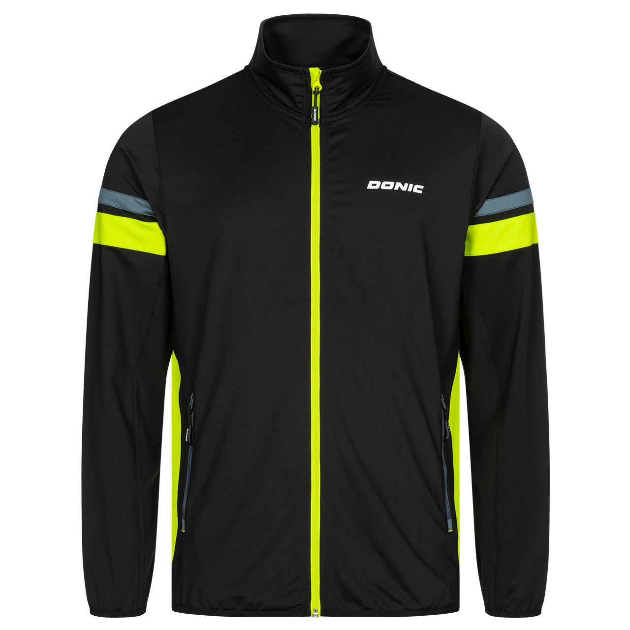 Donic Trainingsjacke Paddox schwarz-anthrazit-lime Donic Trainingsjacke Paddox schwarz-anthrazit-lime