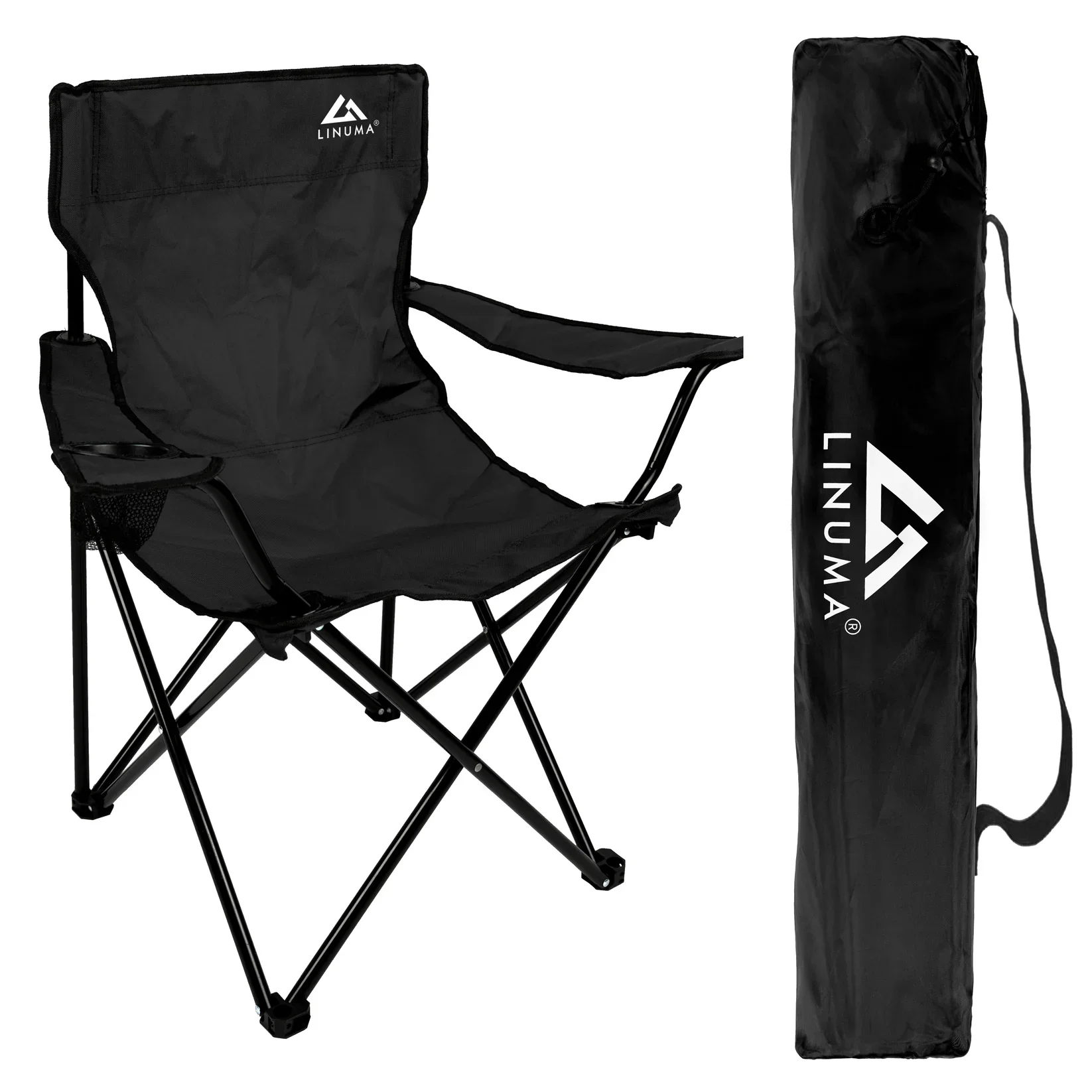 Linuma Camping Stuhl schwarz