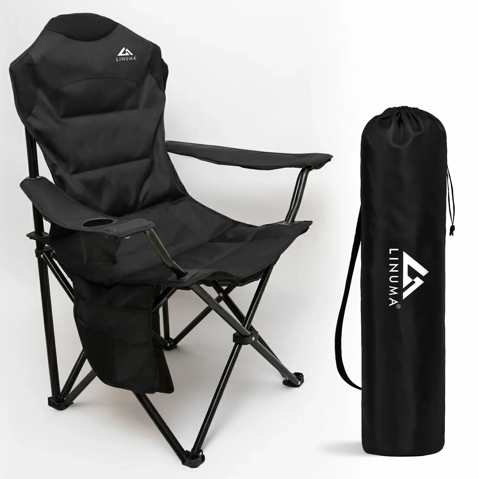 Linuma Camping Stuhl Pro schwarz