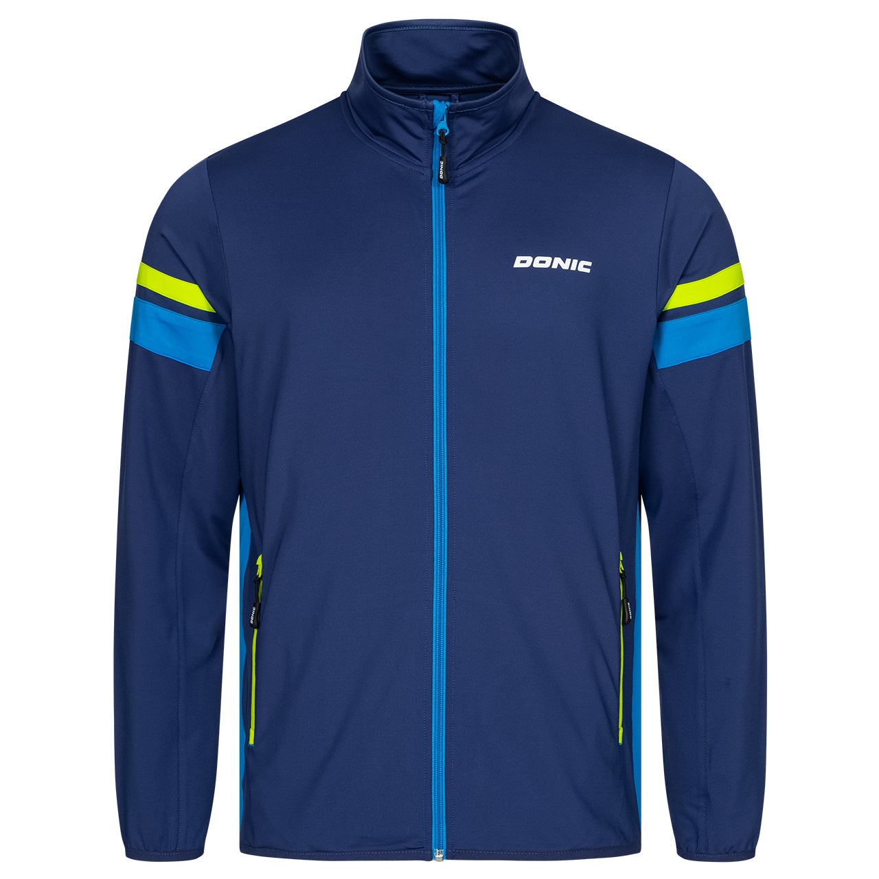 Donic Trainingsjacke Paddox marine-cyan-lime Donic Trainingsjacke Paddox marine-cyan-lime