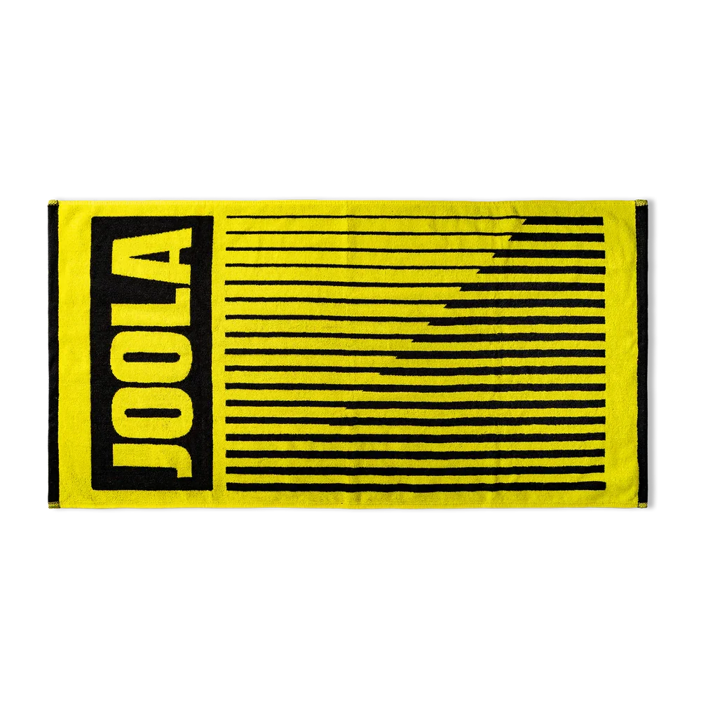 JOOLA Large Wordmark Handtuch schwarz gelb