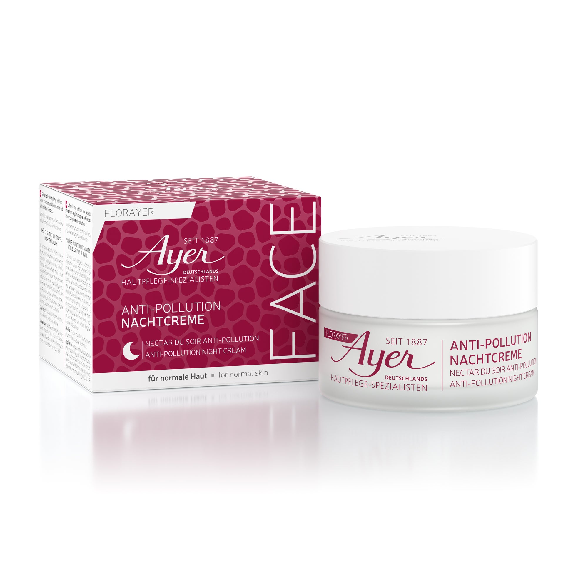 AYER - REF 340 - FLORAYER ANTI-POLLUTION NIGHT CREAM 50ML