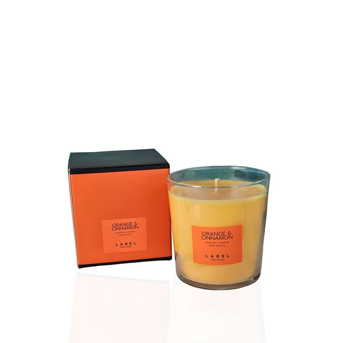 MAISON LABEL - ORANGE & CINNAMON CANDLE 220G